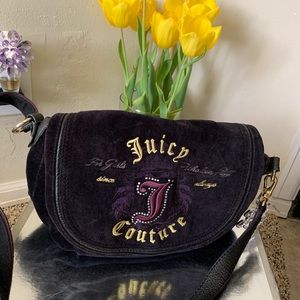 Velour Juicy Couture crossbody.